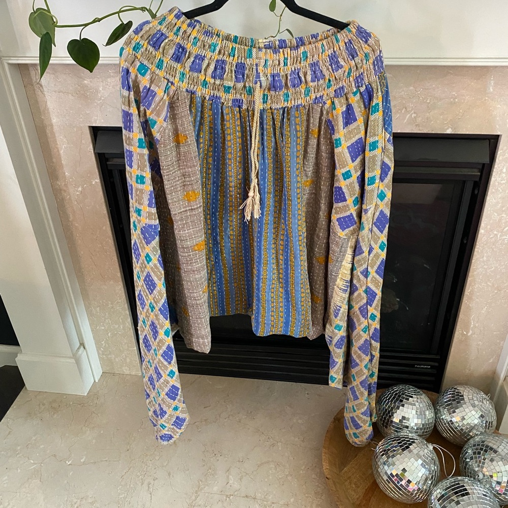 Grey and powder blue Kantha Bae Everyday Harems